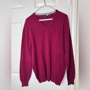 Saks Fifth Avenue Men’s Cashmere V Neck Sweater